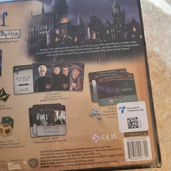 NWT Usaopoly Harry Potter Hogwarts Hogwarts Battle-A Deck-Building Card Game - Picture 5 of 5